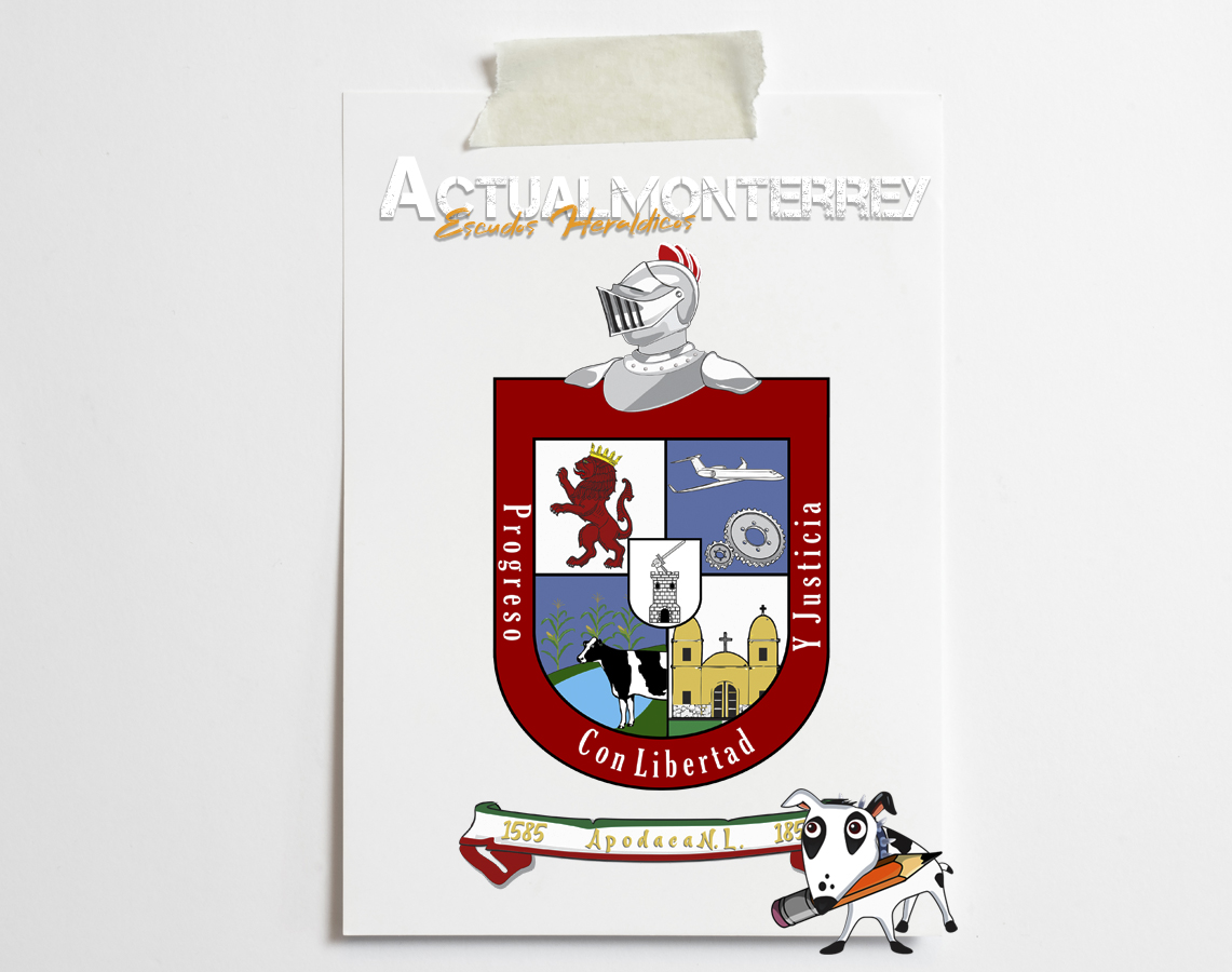 Escudo Heraldico de Apodaca, Nuevo Leon